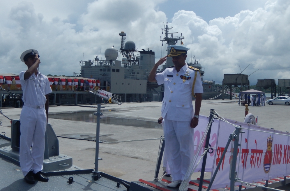 ICOMEAST Received onboard INS Kora